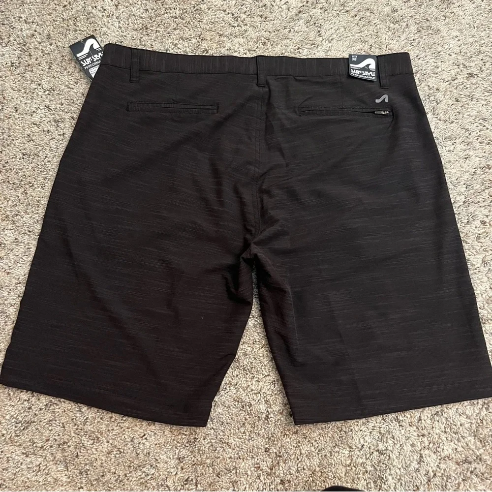 Surf Style Shorts Black Tone Size 38 NWT - Picture 3 of 9